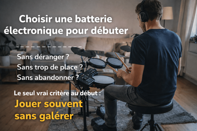 batterie électronique débutant